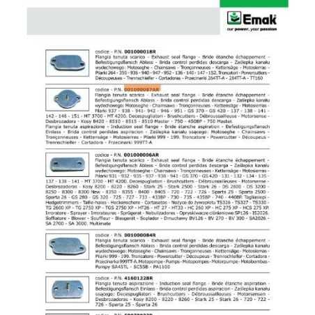 ORIGINAL FLANGE EMAK 001000087AR | NewgardenParts.com