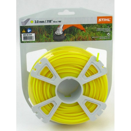 Bobina filo quadrato colore giallo STIHL diametro 3.0 mm decespugliatore | NewgardenParts.com