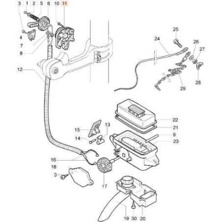 UNTERSTÜTZUNG FÜR STAUBHEBEL GR 2011 ORIGINAL EMAK 56020027 | NewgardenParts.com