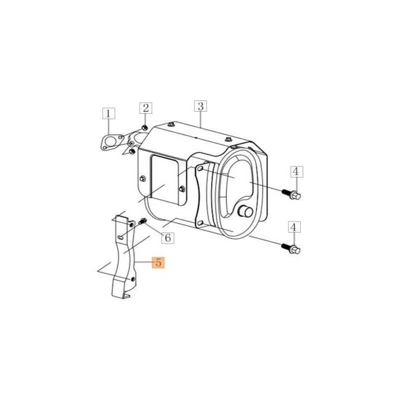 SOPORTE SILENCIADOR ORIGINAL EMAK L66152172