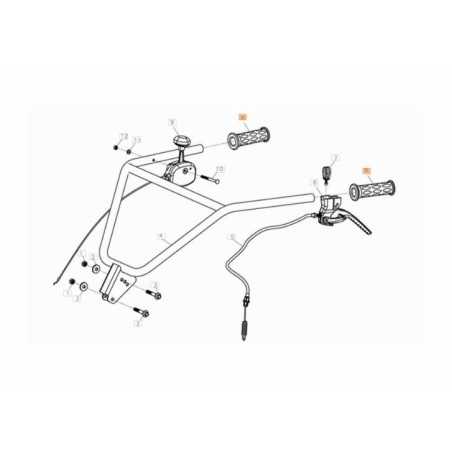MANOPOLA ORIGINALE EMAK L66150951 | NewgardenParts.com