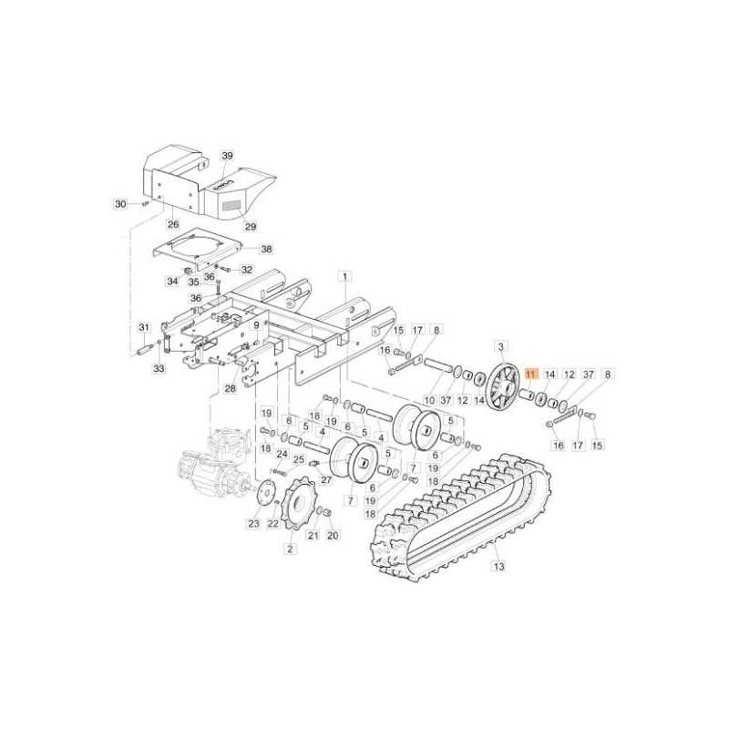 ENTRETOISE D.25XD.32 L-50 ZNB ORIGINE EMAK YF1370016
