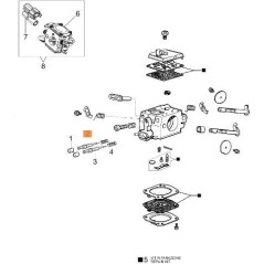 TORNILLO DE REGISTRO 102-4040 CARBURADOR ORIGINAL EMAK 2318109 | NewgardenParts.com