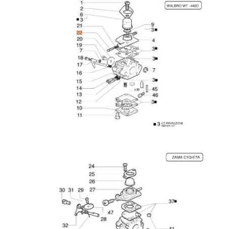 THROTTLE ADJUSTMENT SCREW ACCEL. 96-369 ORIGINAL EMAK CARBURETOR 074000240 | NewgardenParts.com