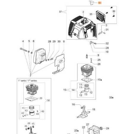 ORIGINAL EMAK-ABDECKUNG 61330103R | NewgardenParts.com