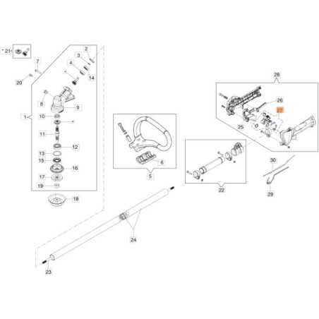 ORIGINAL EMAK-TASTENSATZ 61380096 | NewgardenParts.com
