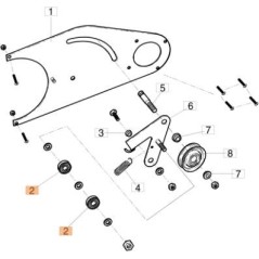 BALL BEARING 08x22x07 608 ORIGINAL EMAK ZM000252 | NewgardenParts.com