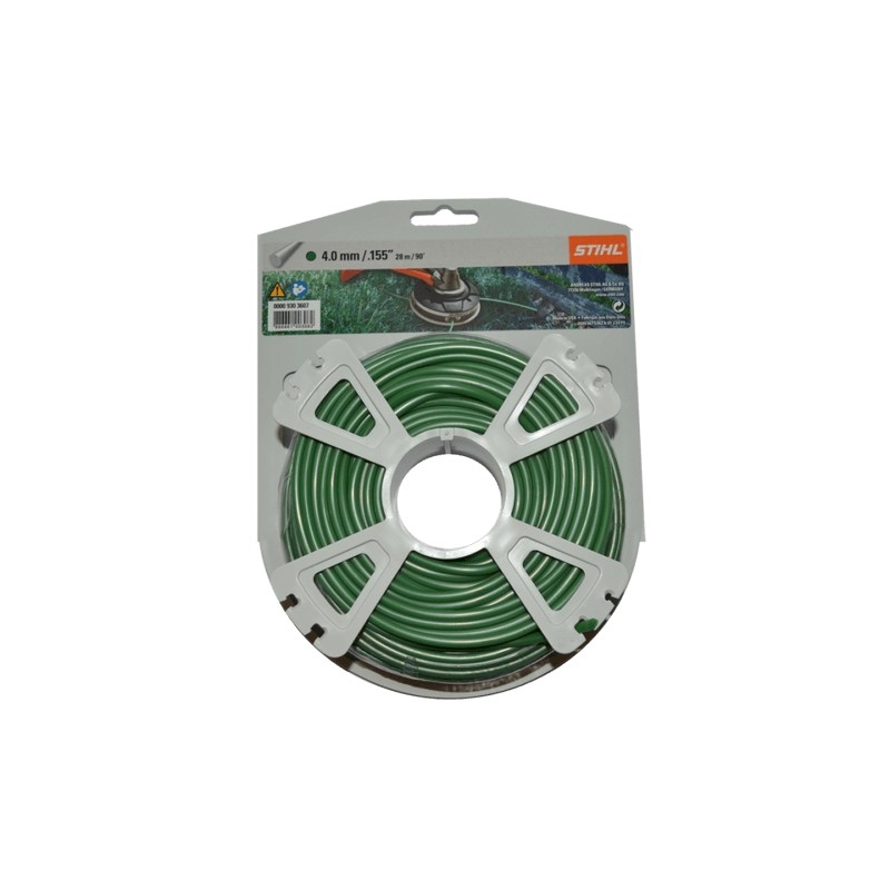 Bobina filo tondo colore verde scuro STIHL diametro 4.0 mm per decespugliatore