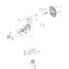 ORIGINAL STARTERRIEMENSCHEIBE EMAK 61240025R | NewgardenParts.com