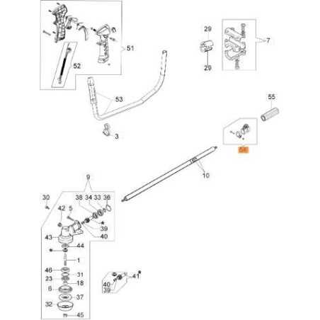 Stützeinheit D.28 KOMPLETT FÜR ORIGINAL EMAK-GÜRTEL BF000140R | NewgardenParts.com