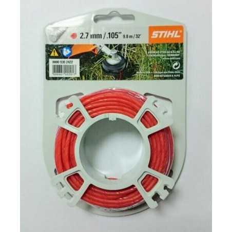 STIHL rot schallgedämpfte Runddrahtspule 2,7 mm Durchmesser Freischneider | NewgardenParts.com