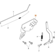LEVIER COMPLET EMAK ORIGINAL L66150733 | NewgardenParts.com