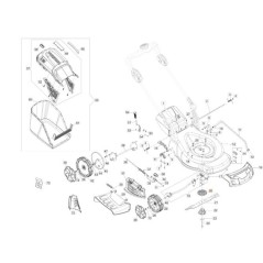 VENTOLA MOTORE (56V) ORIGINALE EMAK 54350060R