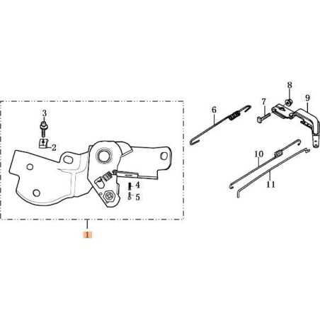 LEVIER COMPLET EMAK ORIGINAL L66150377 | NewgardenParts.com