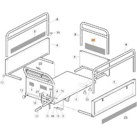 ORIGINAL EMAK PLATTE 68710112 | NewgardenParts.com