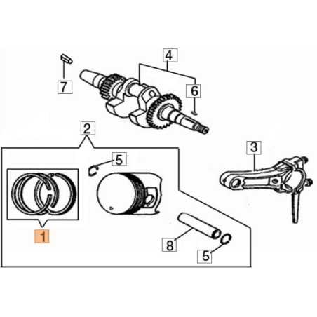 KIT DE SEGMENTOS ORIGINALES EMAK L66150280 | NewgardenParts.com