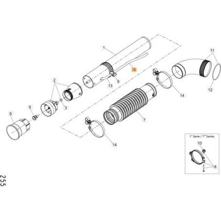 TUBO ORIGINAL EMAK CFI2116001 | NewgardenParts.com