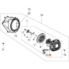 FUNE AVVIAMENTO ORIGINALE EMAK L66150337 | NewgardenParts.com