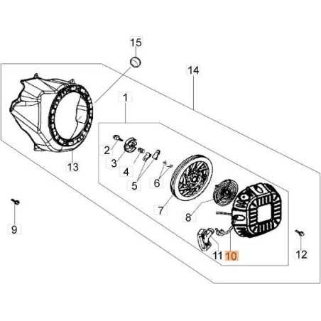 ORIGINAL STARTER ROPE EMAK L66150337 | NewgardenParts.com