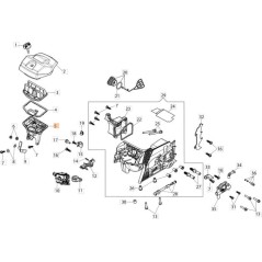 SUPPORT DE FILTRE À AIR EMAK ORIGINAL 50230068R | NewgardenParts.com