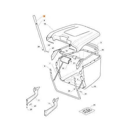 MANOPOLA ORIGINALE EMAK G125394508E0 | NewgardenParts.com