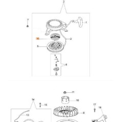 RESSORT DE DÉMARREUR ORIGINAL EMAK L66150105 | NewgardenParts.com