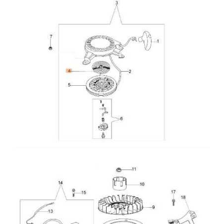 RESSORT DE DÉMARREUR ORIGINAL EMAK L66150105 | NewgardenParts.com