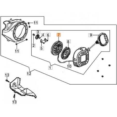 ORIGINAL STARTERRIEMENSCHEIBE EMAK L66150265 | NewgardenParts.com