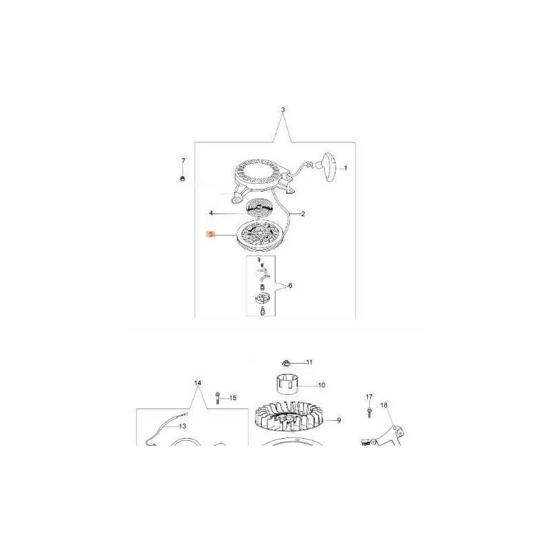 PULEGGIA AVVIAMENTO ORIGINALE EMAK L66150106