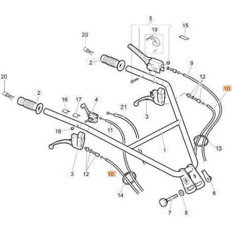 CAVO BOWDEN SBLOCCAGGIO ORIGINALE EMAK YN5488040 | NewgardenParts.com