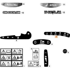 ORIGINAL EMAK LABEL G114358417E0 | NewgardenParts.com