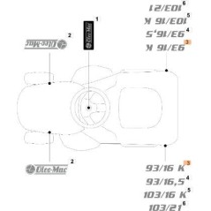ORIGINAL EMAK LABEL G114371149E0 | NewgardenParts.com