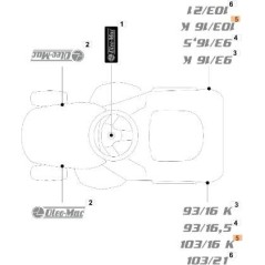 ORIGINAL EMAK LABEL G114371151E0 | NewgardenParts.com