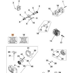 ORIGINAL EMAK-ETIKETTENSATZ 50032043 | NewgardenParts.com