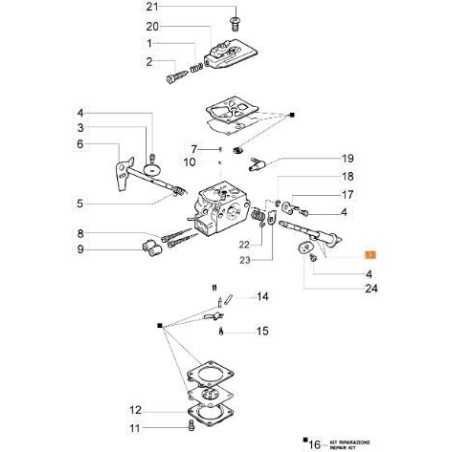 LEVA AVVIAMENTO ORIGINALE EMAK 2318857 | NewgardenParts.com