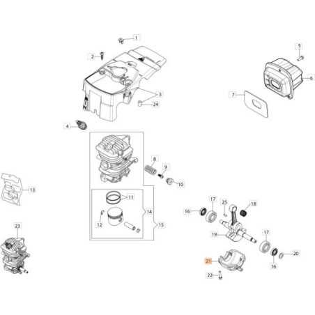 BREECH FOR CYLINDER. ORIGINAL EMAK 50330016R | NewgardenParts.com