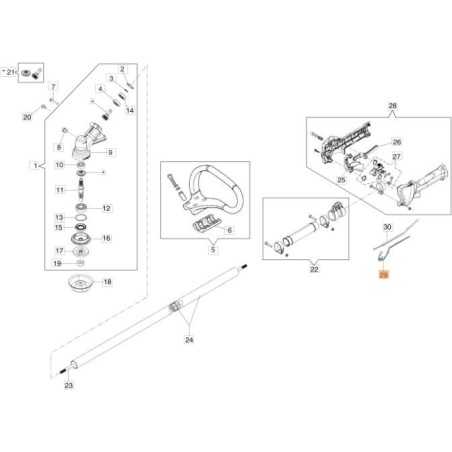 CAVO ORIGINALE EMAK 61280227BR | NewgardenParts.com