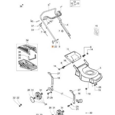IMPUGNATURA DI SERRAGGIO ORIGINALE EMAK 66070317R | NewgardenParts.com