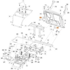 PLAQUE EMAK ORIGINALE 68130585R | NewgardenParts.com