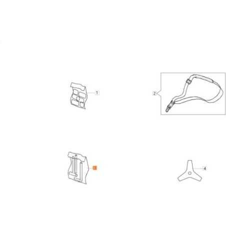 UMSCHLAG ATTR.DCS BCH 31 GERADE/SCHLEIFE ORIGINAL EMAK 61550026R | NewgardenParts.com