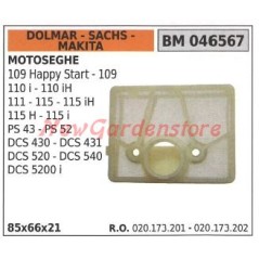 Filtro aria DOLMAR per motosega 109 111 115 PS 43 52 046567 | NewgardenParts.com