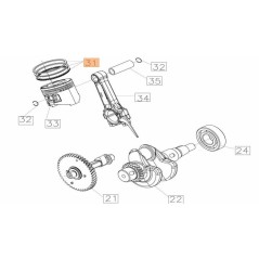 ORIGINAL EMAK PISTON RING KIT L66152502 | NewgardenParts.com