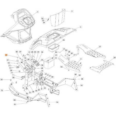 SILENT BLOCK DE GOMA ANTIVIBRACIÓN ORIGINAL EMAK SGN273192074R | NewgardenParts.com
