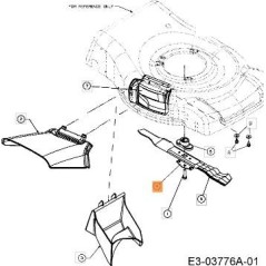 SUPPORTO ORIGINALE EMAK C7360524B | NewgardenParts.com