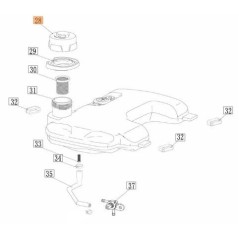 ORIGINAL EMAK TANK CAP L66152545 | NewgardenParts.com