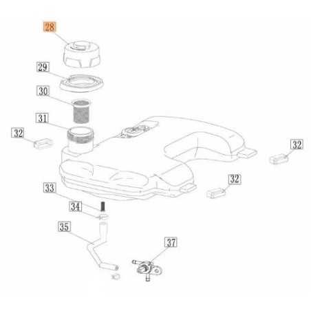 ORIGINAL EMAK TANKDECKEL L66152545 | NewgardenParts.com