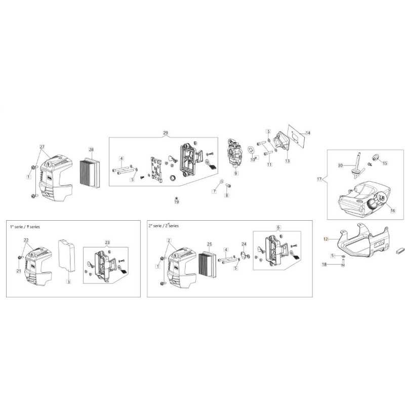 Protection de débroussailleuse BCH400S BCH400T ORIGINALE OLEOMAC 61450082R
