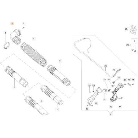 GOMITO ORIGINALE EMAK 56570008R | NewgardenParts.com