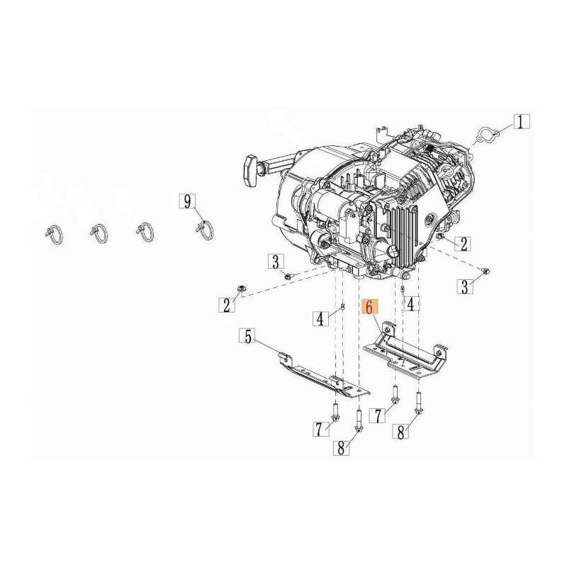 ORIGINAL MOTORHALTERUNG EMAK L66152714