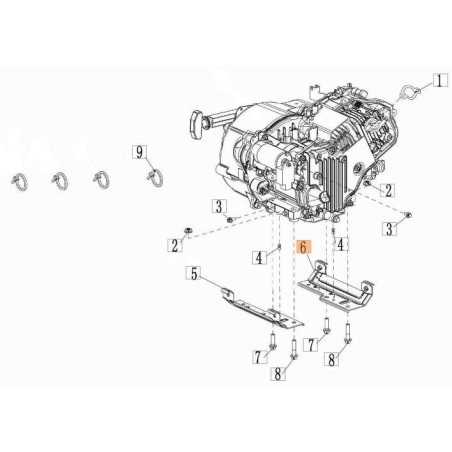SUPPORTO MOTORE ORIGINALE EMAK L66152714 | NewgardenParts.com